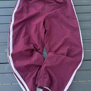 Tek-gear Men's Burgundy and Red Trousers